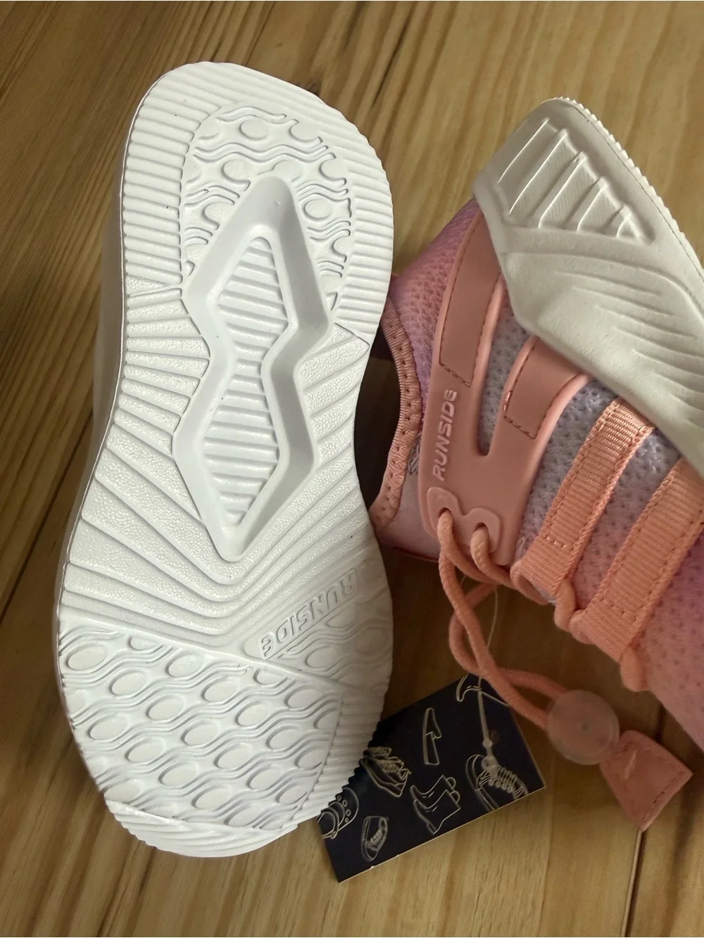 Children's‎ Pink Gradient Slip-On Athletic Sneakers